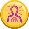 Meditation Sticker Icon Zen