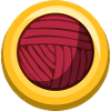 Wollknäul Sticker Sewing Icon