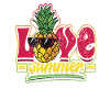 Hello Summer Pineapple with Sunglasses
