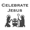 Christian Christmas Design Celebrate Jesus
