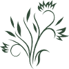 Beautiful floral element