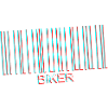 code barre biker white