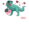 Amerisaurus Rex Patriotic Young Dinosaurs
