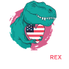 Amerisaurus Rex Patriotic Young Dinosaurs