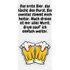 Bier Aufdruck