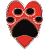 Animal Paw Heart