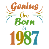 genius born 1987