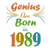 genius born 1989