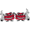 2 hemp-smoking monsters