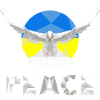 Peace pigeon polygon ukraine