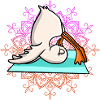 Duck Doing Yoga