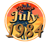 Vœux d’anniversaire pour juillet 1984