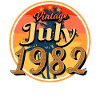 July 1982 40th birthday