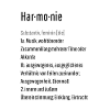 Harmonie - Definition