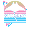 Stingray Manta Rays Retro Gift