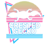 Crested Gecko Retro Gift