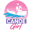 Canoë Canoë Fille Rétro Canoë