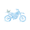 Motocross Biker Papillon