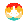 Yoga Meditation Retro