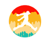Parkour Retro Logo