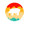 Schwein Retro
