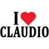 maglietta Io amo Claudio t-shirt idea regalo