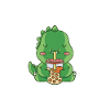 Cooler Bubble Tea T-Rex