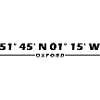 Coordonnées Oxford