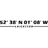 Leicester coordinates