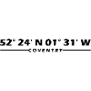 Coventry coordinates