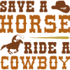 rädda en häst rida en cowboy