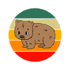 Wombat rétro