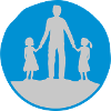 Father 2 Daughters Circle