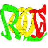 Rasta Farbblock Muster