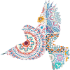 Dekorativer Vogel