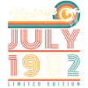 July 1982 40th birthday