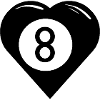 Billard Coeur (Snooker, Billard), Ball-8