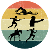 Modern Pentathlon - Fencing Swimming Riding