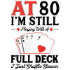 Playing Card Games - 80th Birthday