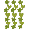 hearts flowers mosaic