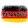 Petanque Germany Flag Boule Player