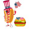 États-Unis Hotdog Burger America