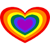 Rainbow Heart LGBTQ