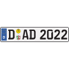 DAD 2022 Auto Kennzeichen Düsseldorf Vater Papa