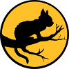 Black Cat Moon Tree