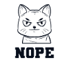 Nope Miezekatze Kätzchen Hauskatze