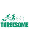 Motif de triathlon pour triathlètes