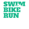 Triathlon Motiv für Triathleten