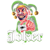 Joker with playing card
