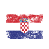 Croatia Flag Distressed - Croatian Flag